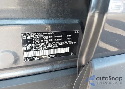 2025 Toyota Rav4 Le z USA, uszkodzony, nr VIN JTMK1RFV4SD131330